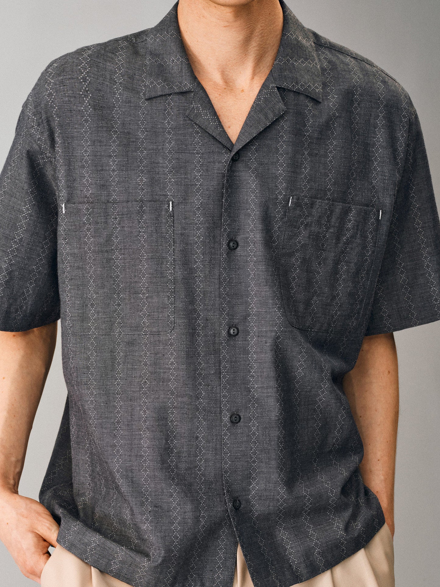 Hemp Cuban Collar Shirt