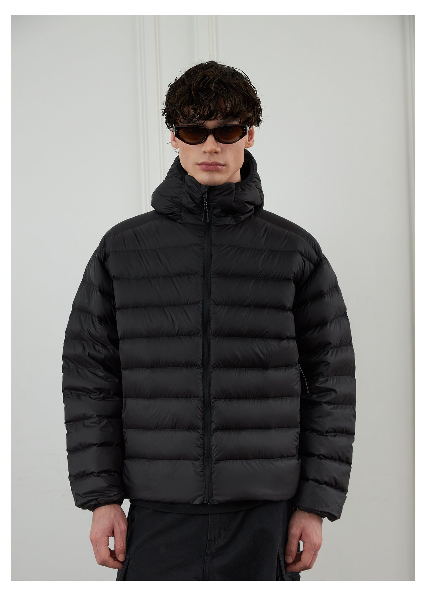 Lightweight Hooded Down Jacket