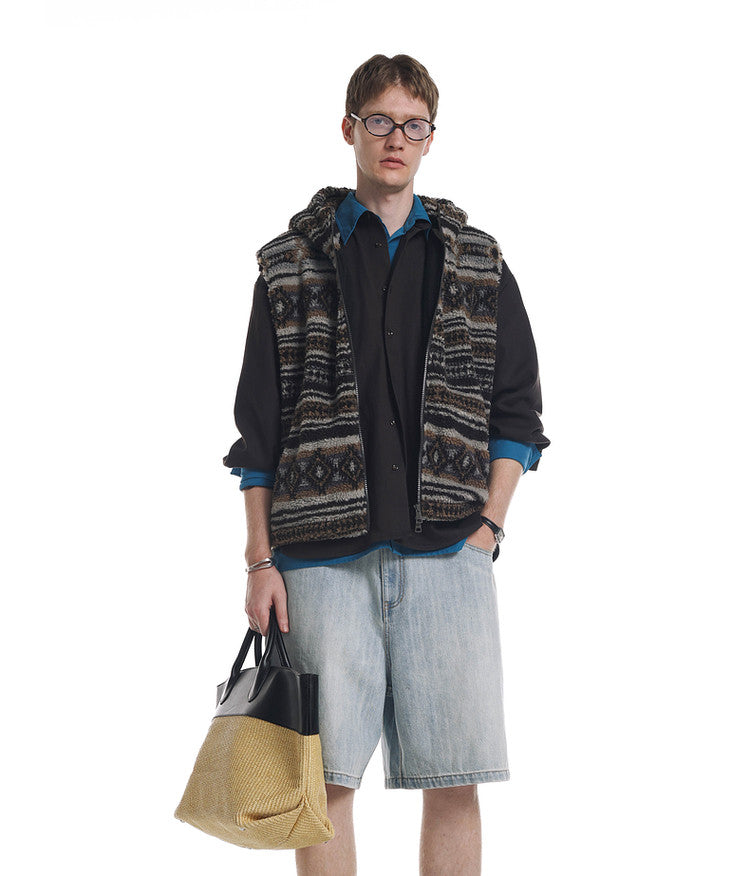 Fleece Hooded Vest
