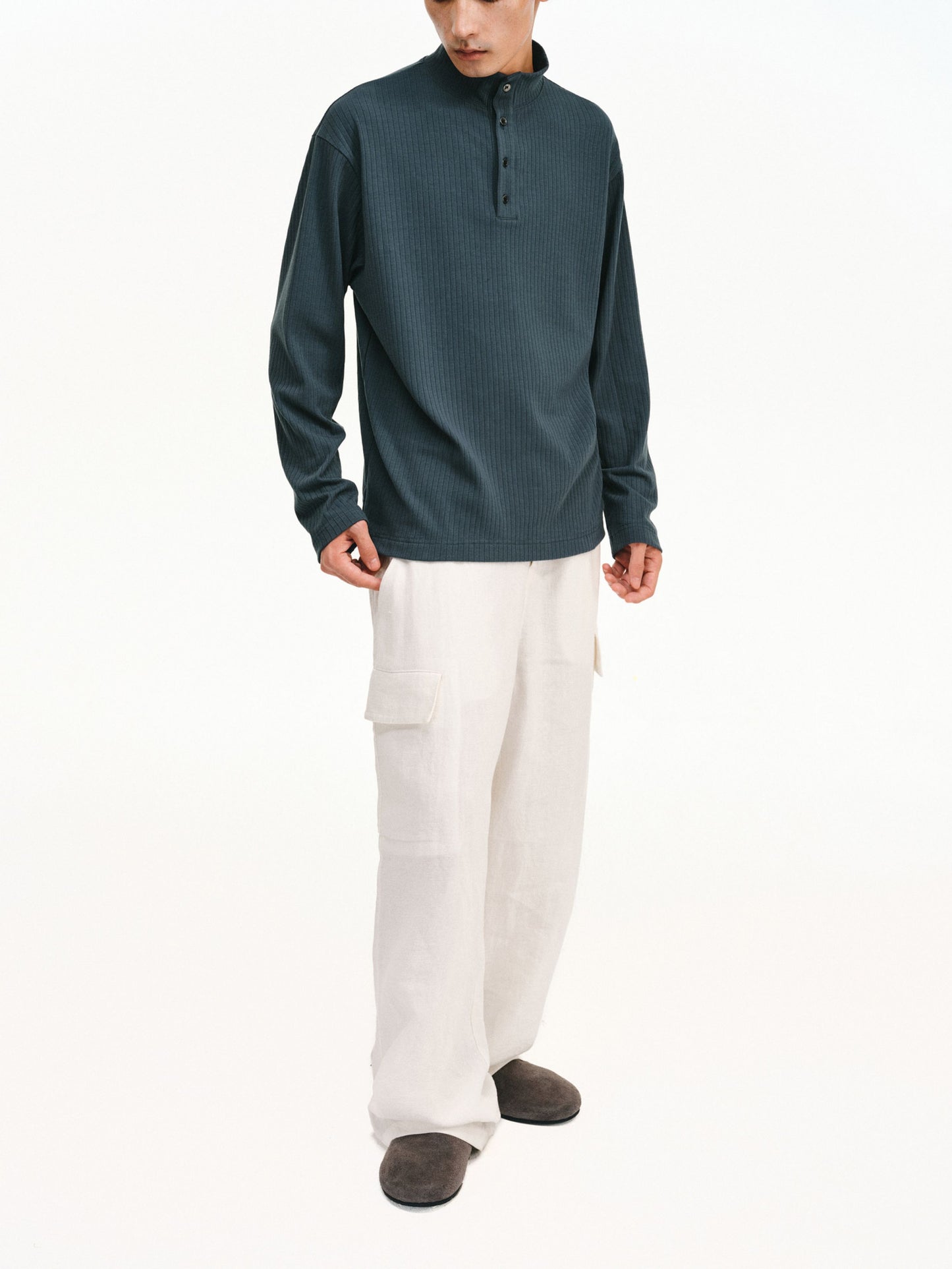 Half-High Collar Shirt