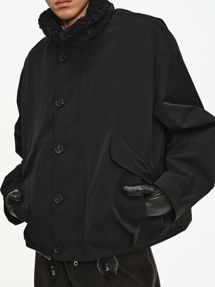 Oversized Drawstring Jacket