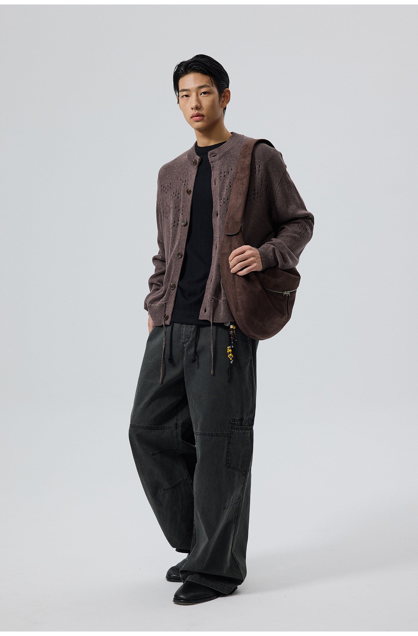 Drawstring Hem Cardigan