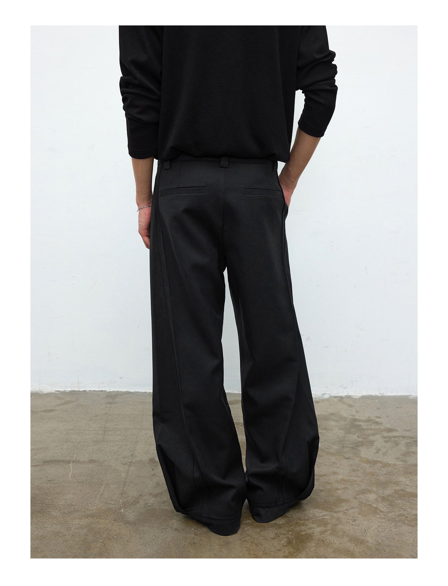 3D Quilted Casual Pants