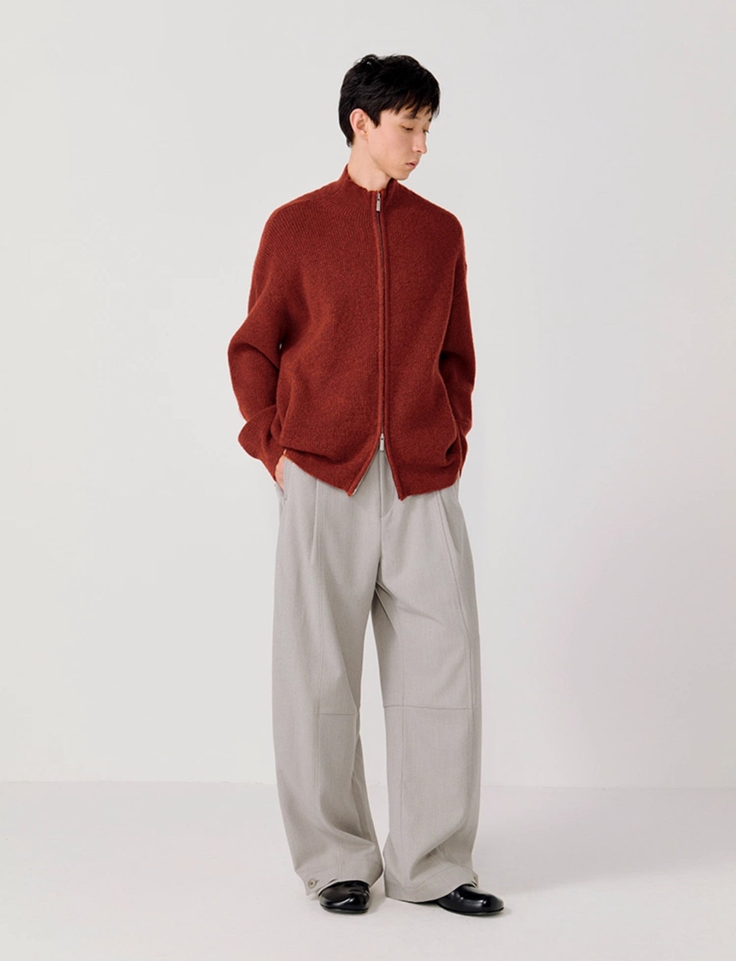 Double Zipper Cardigan