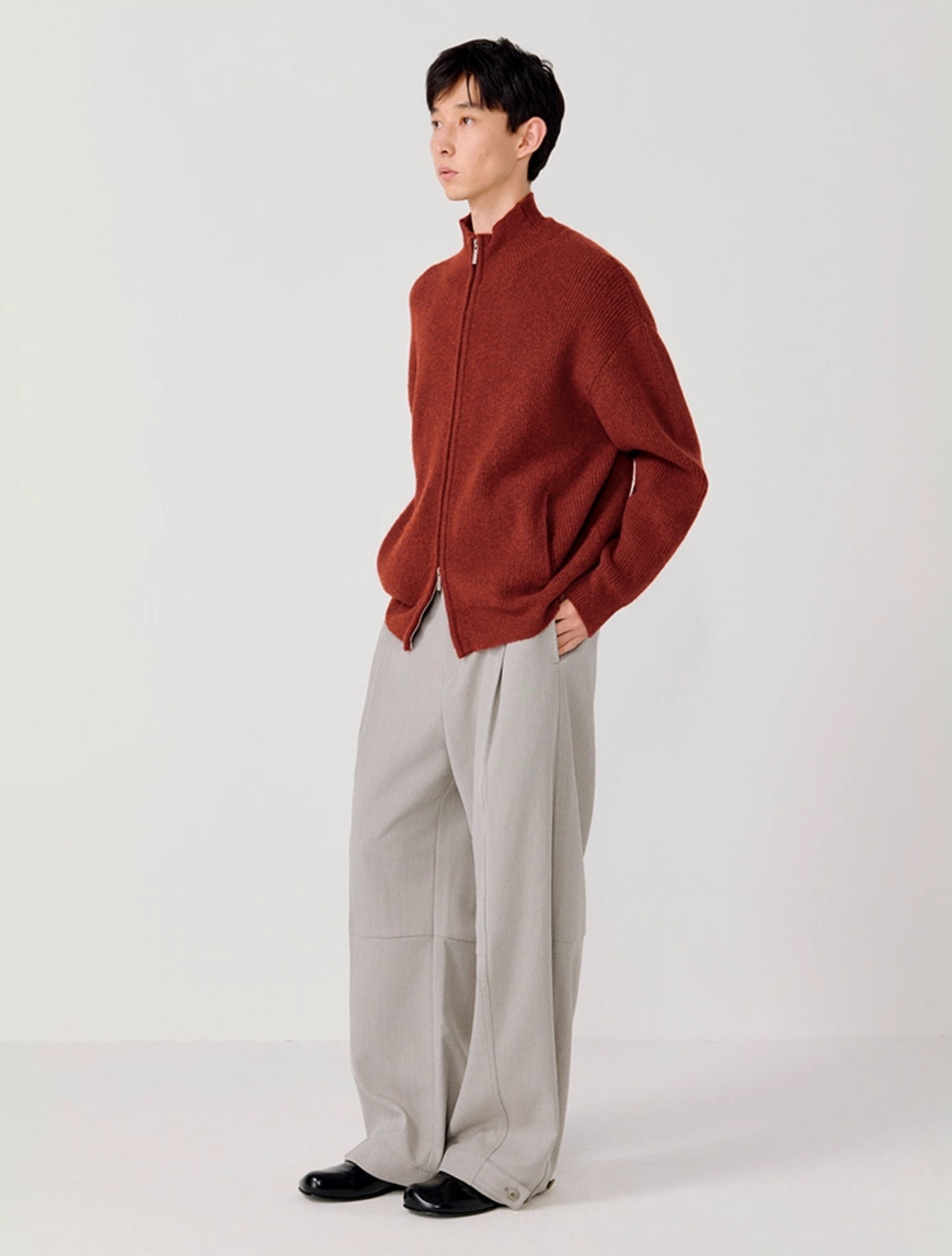 Double Zipper Cardigan