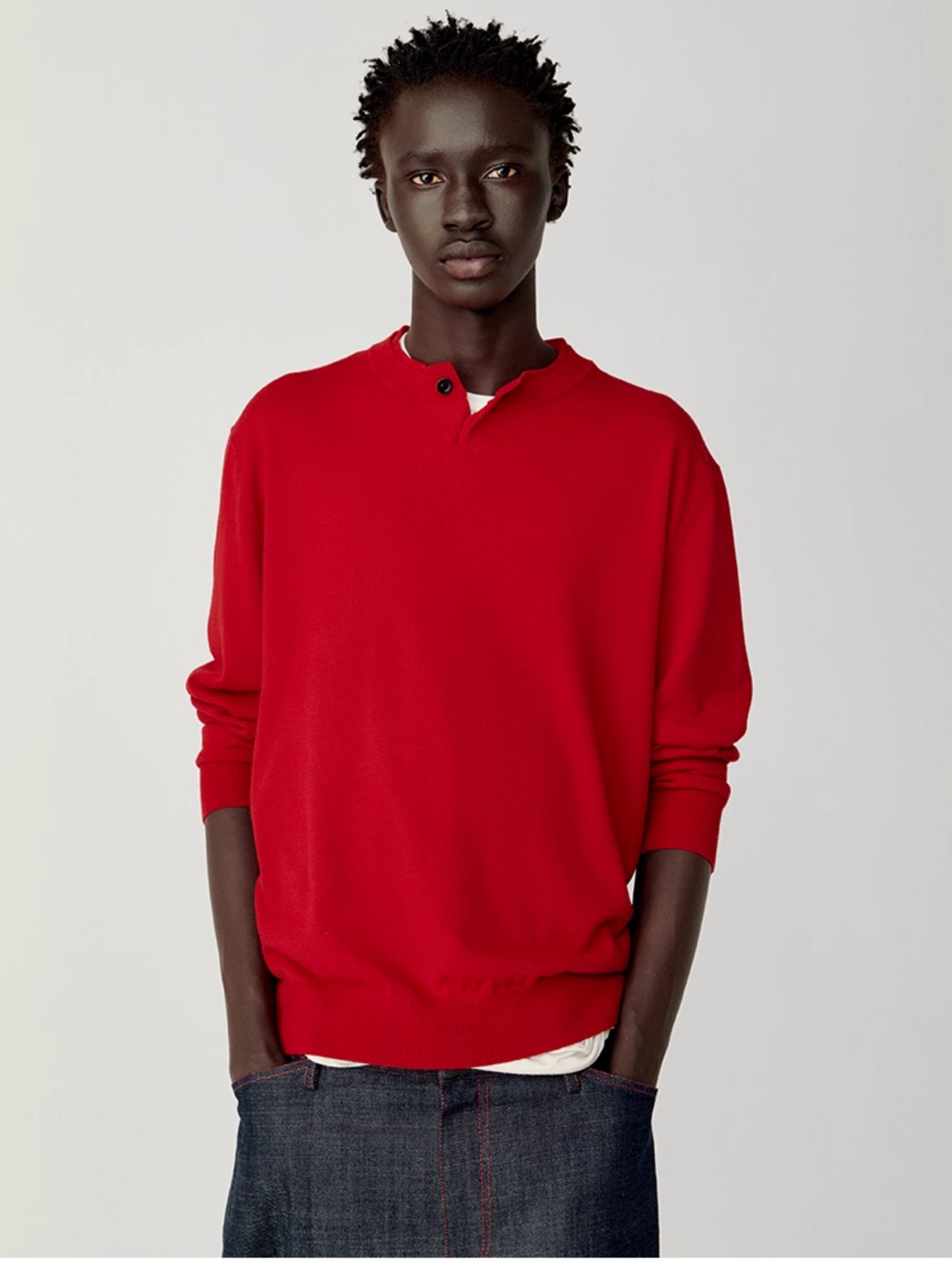 Rib-knit Loose-fit Casual Knit