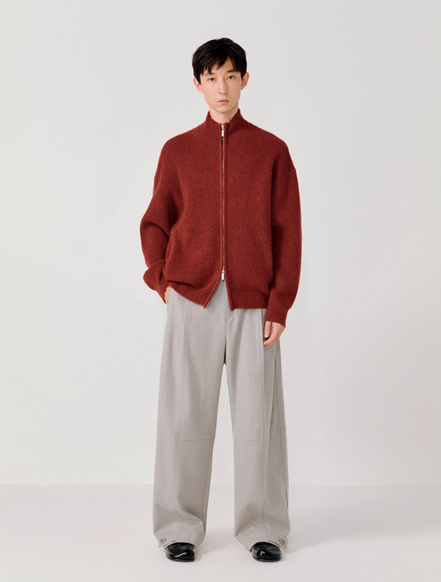 Double Zipper Cardigan