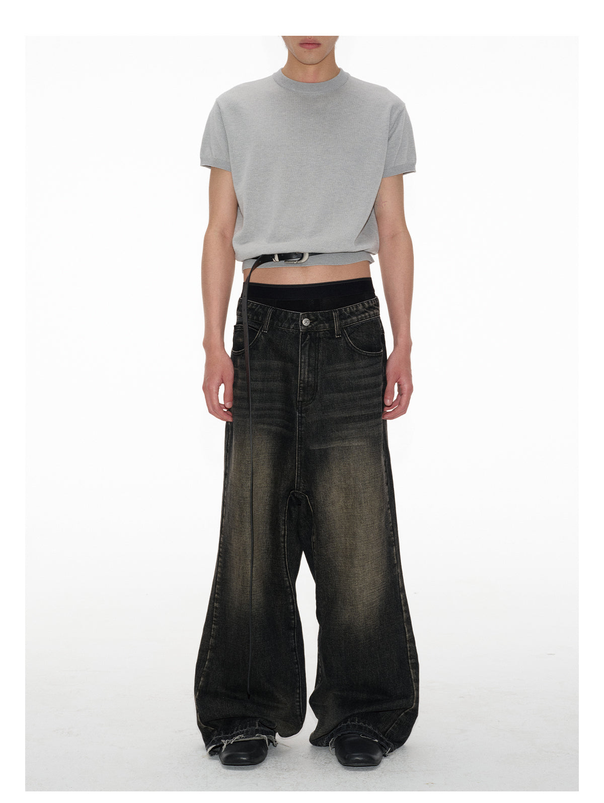 Vintage Low Crotch Jeans