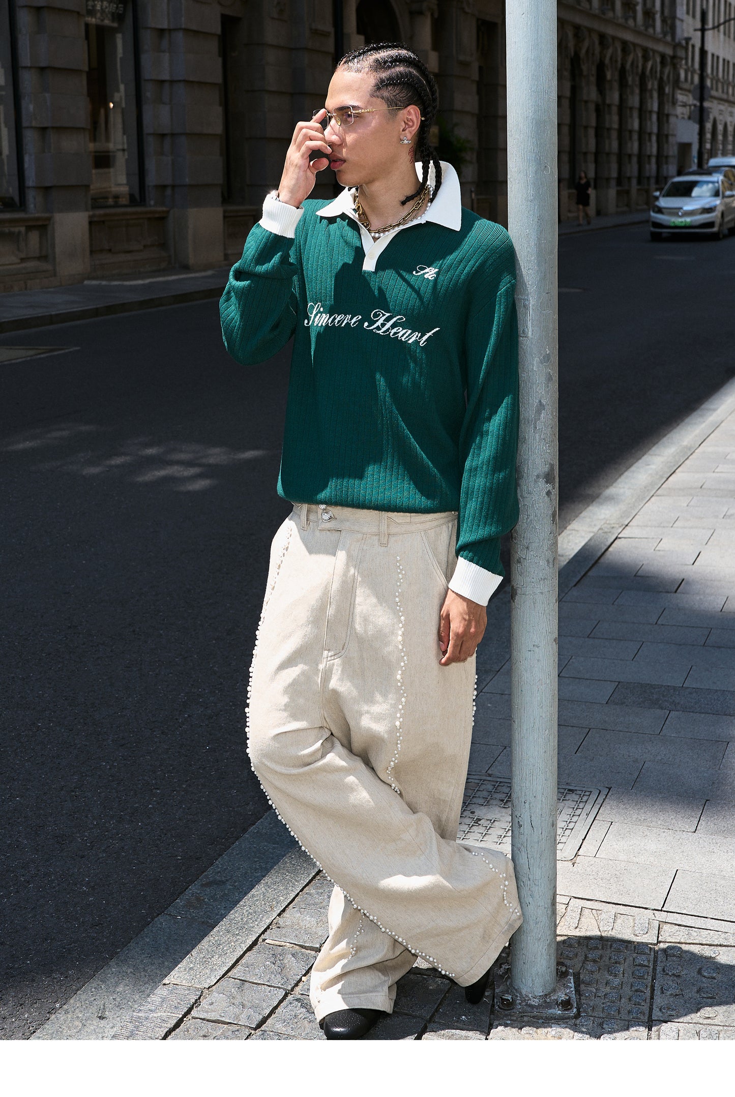Knit Polo Shirt