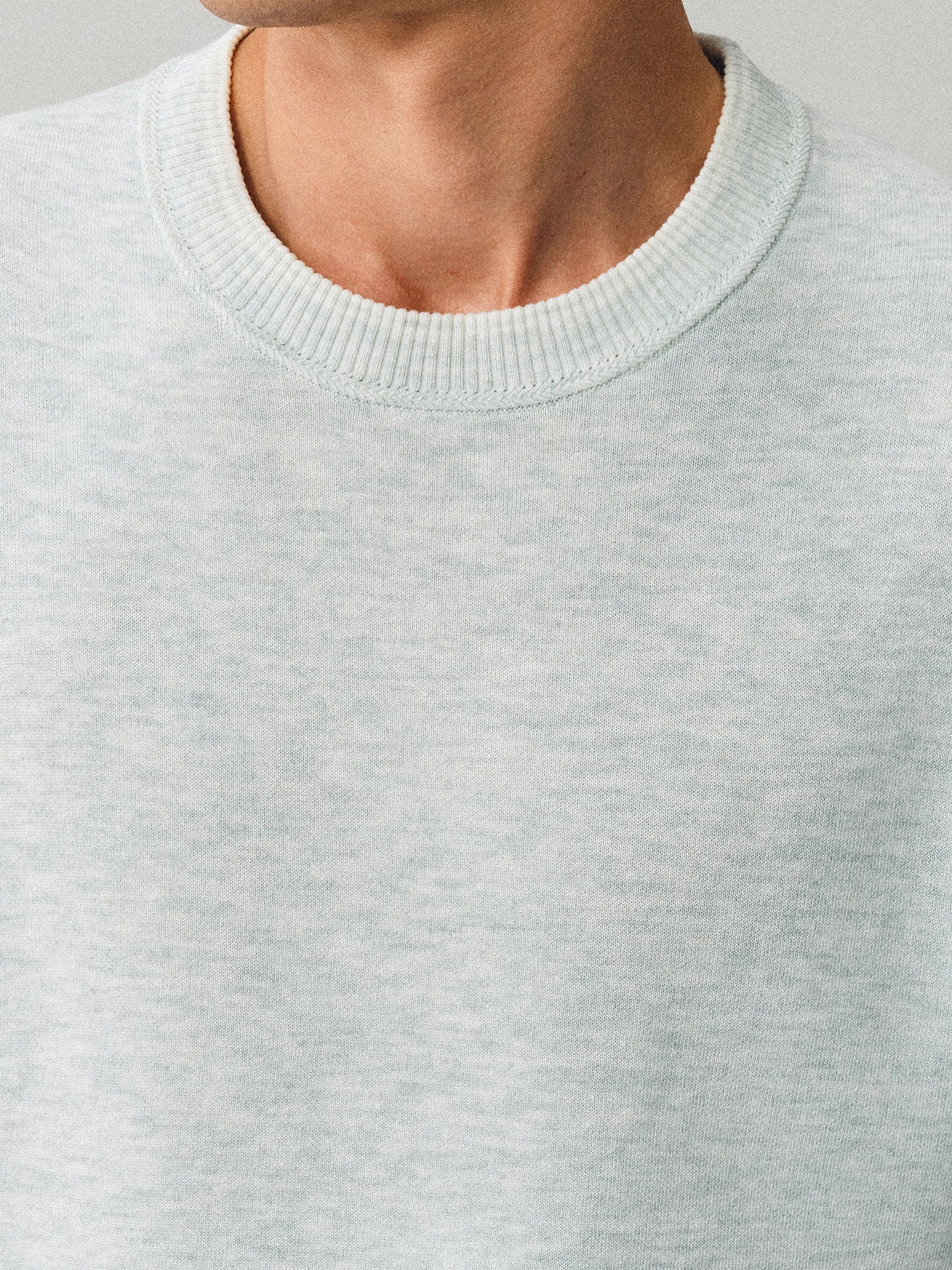 Knit shirt with contrasting trim