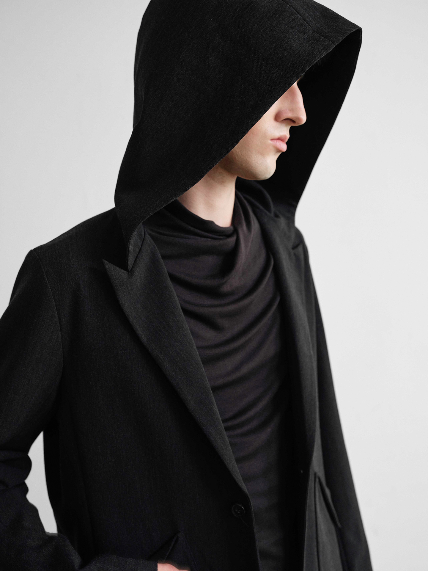 Casual jacket with hood