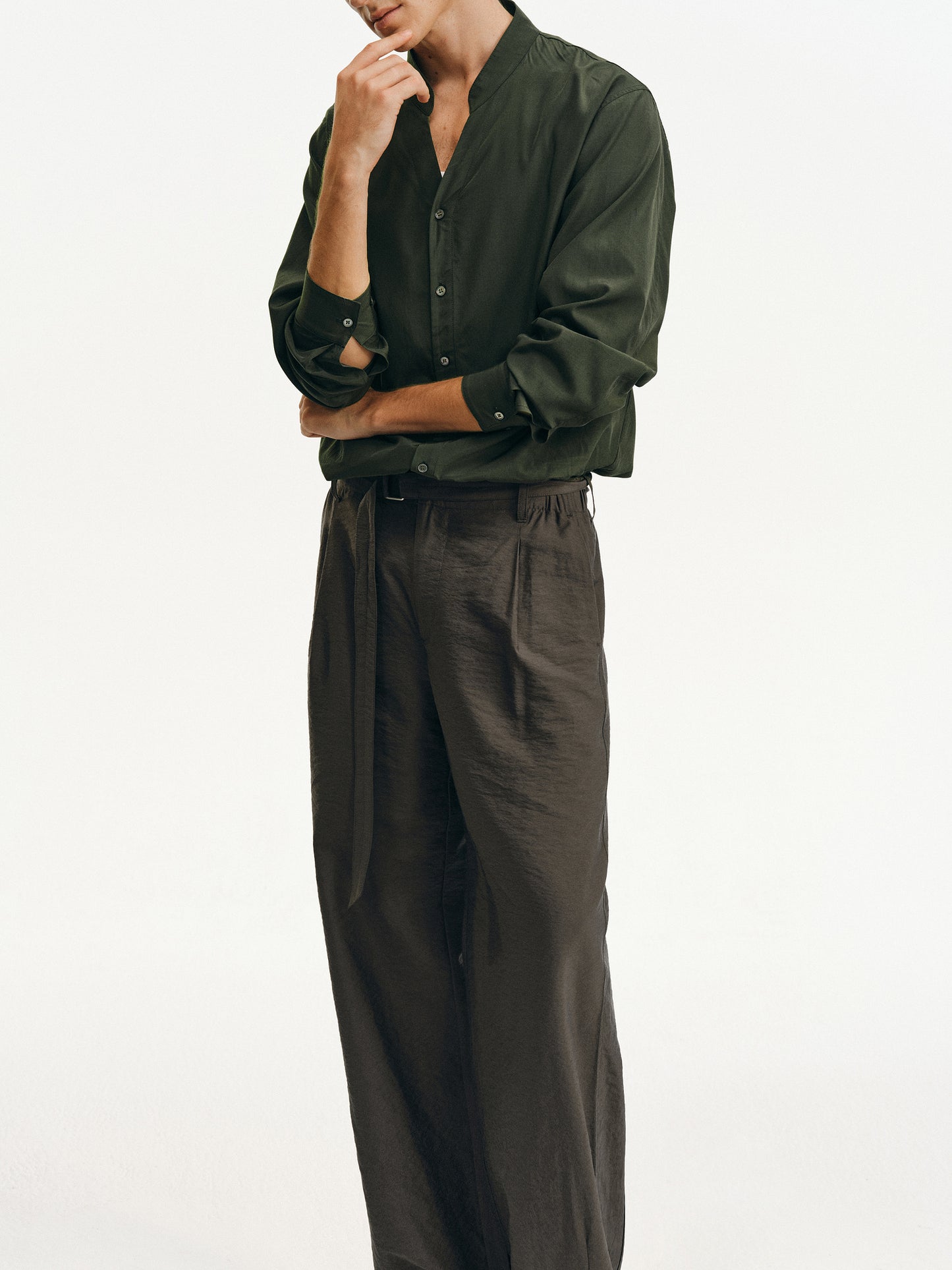 Dry Silk Casual Pants