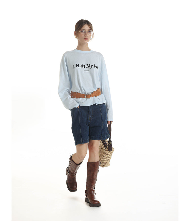 Slogan Print T-Shirt