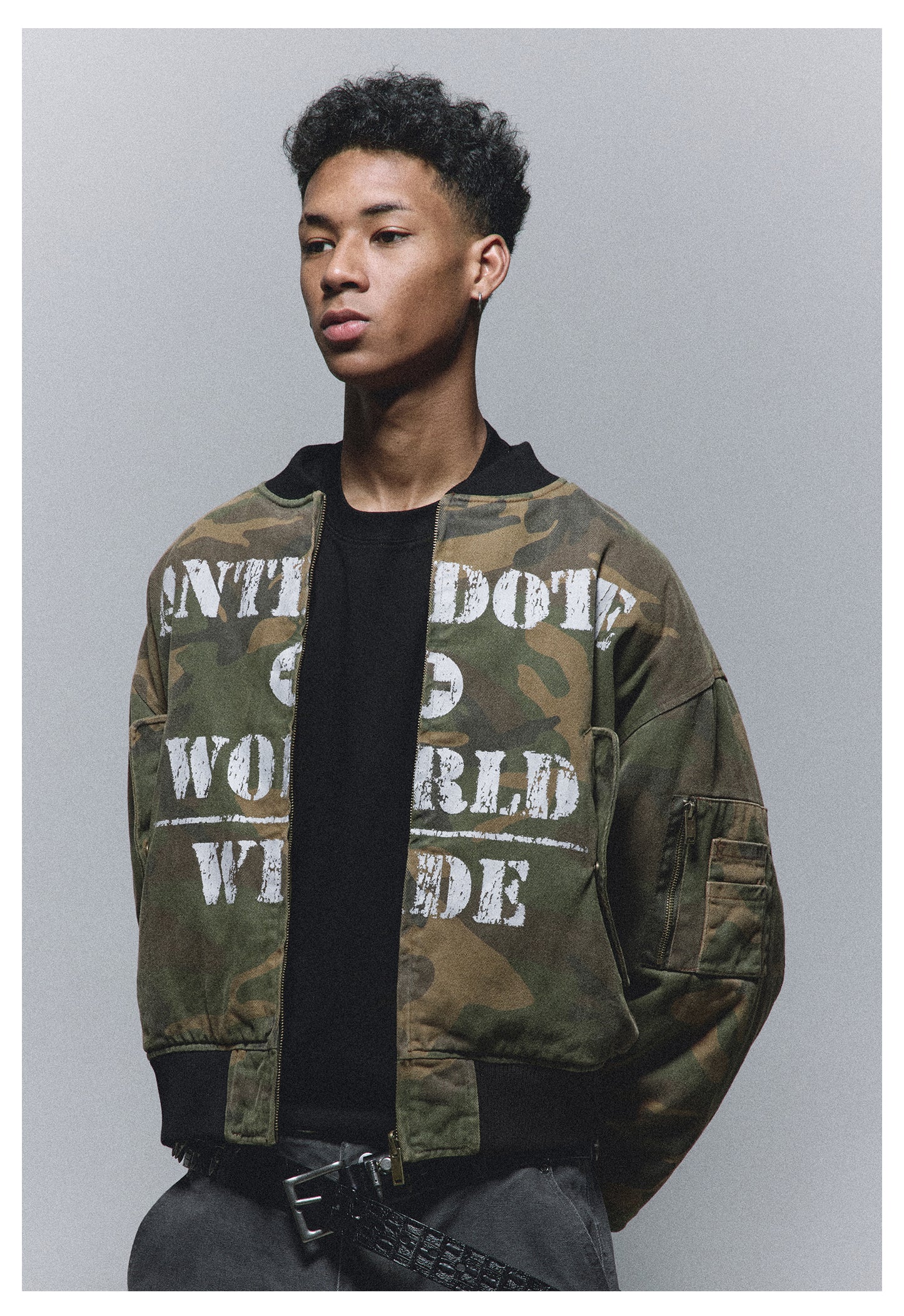 Reversible Camouflage MA-1 Flight Jacket