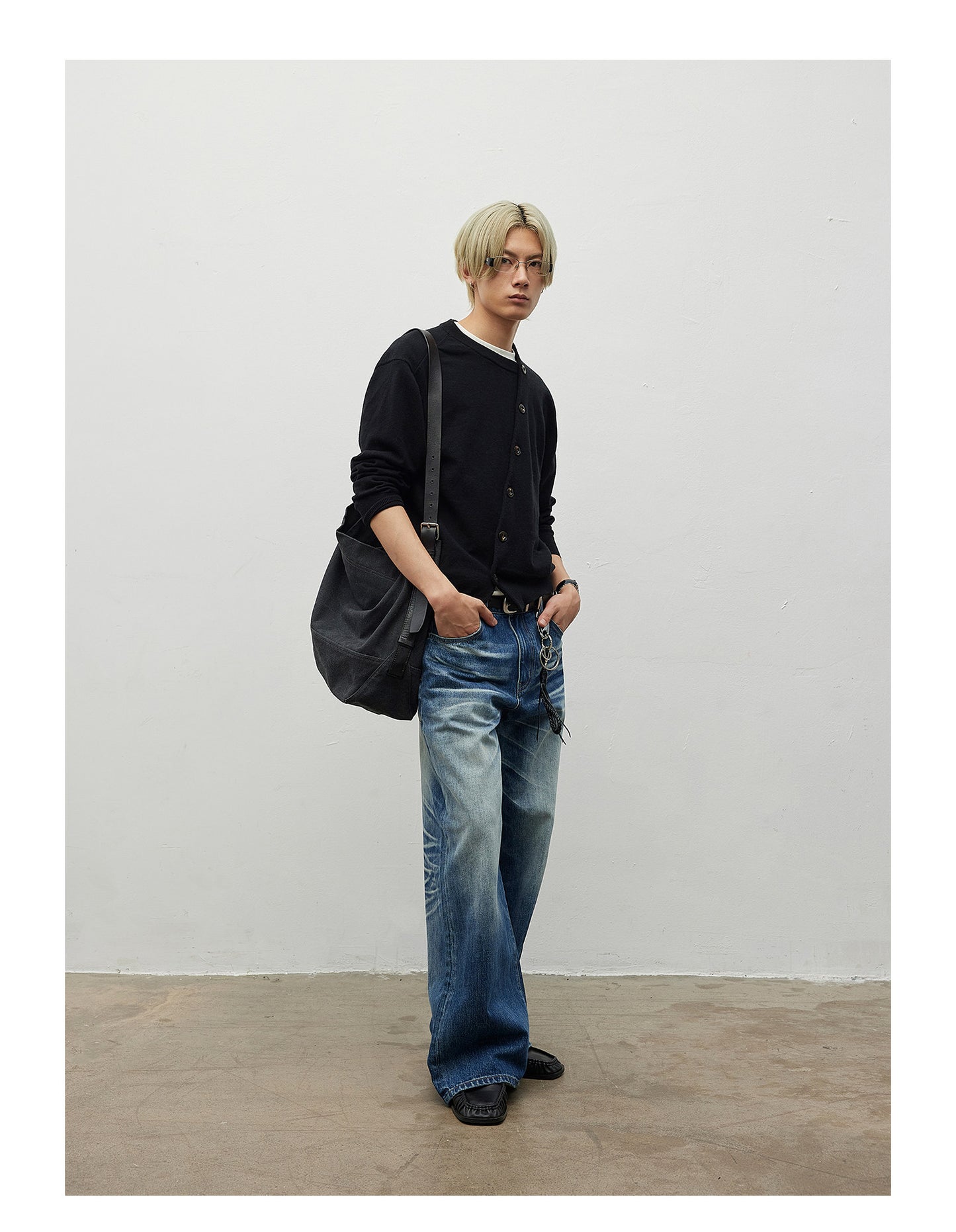 Premium Wool Button-Down Cardigan