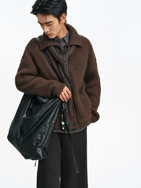 Collar Knit Cardigan