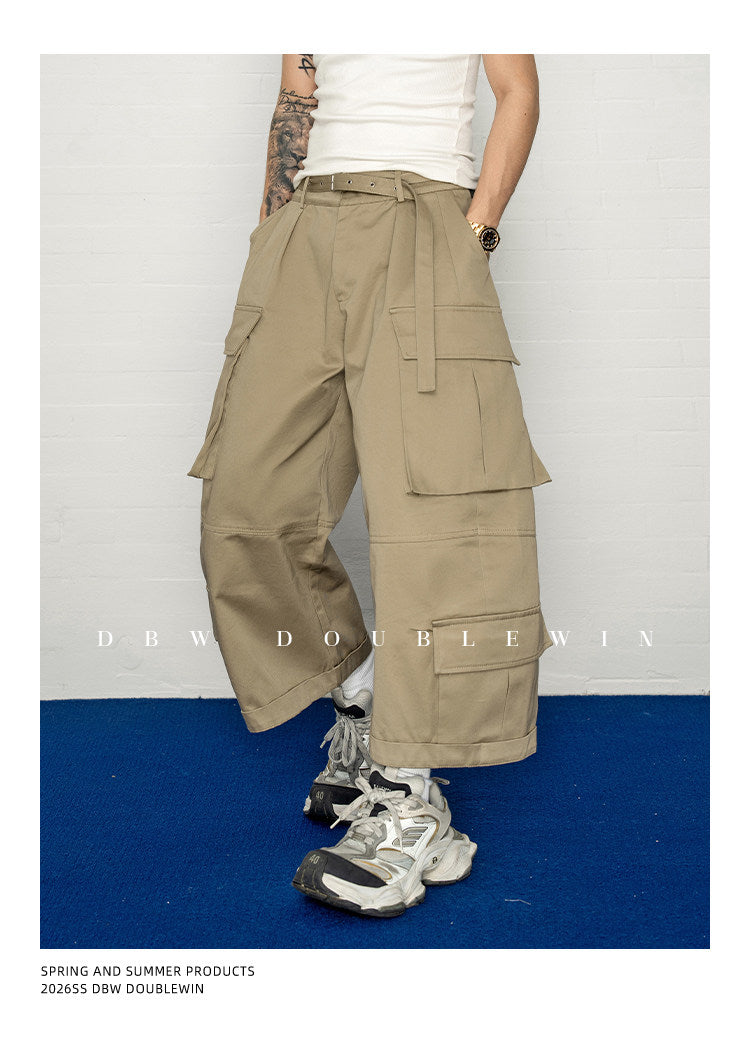 3D Silhouette Scimitar Cargo Pants