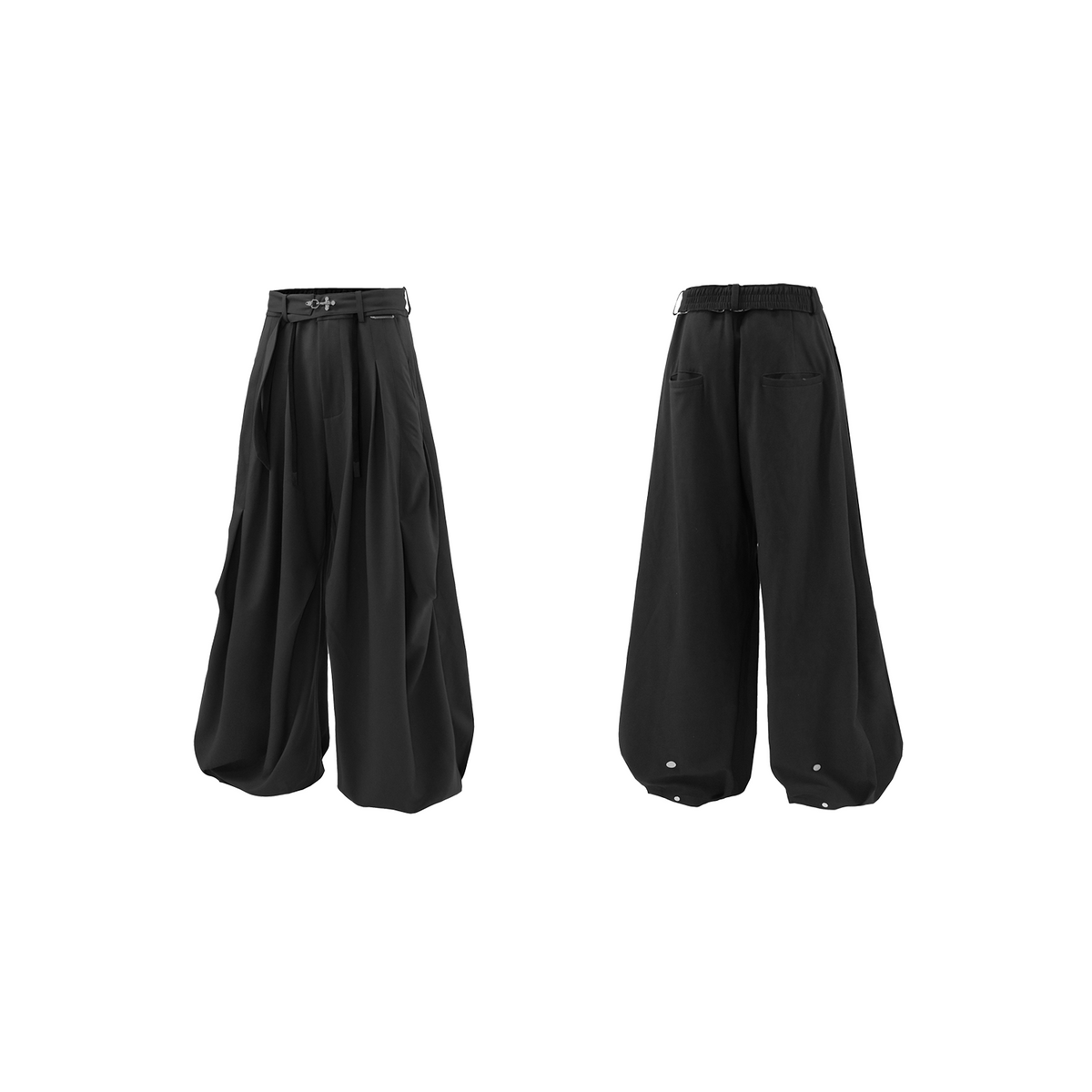 Casual Pants with a Belt