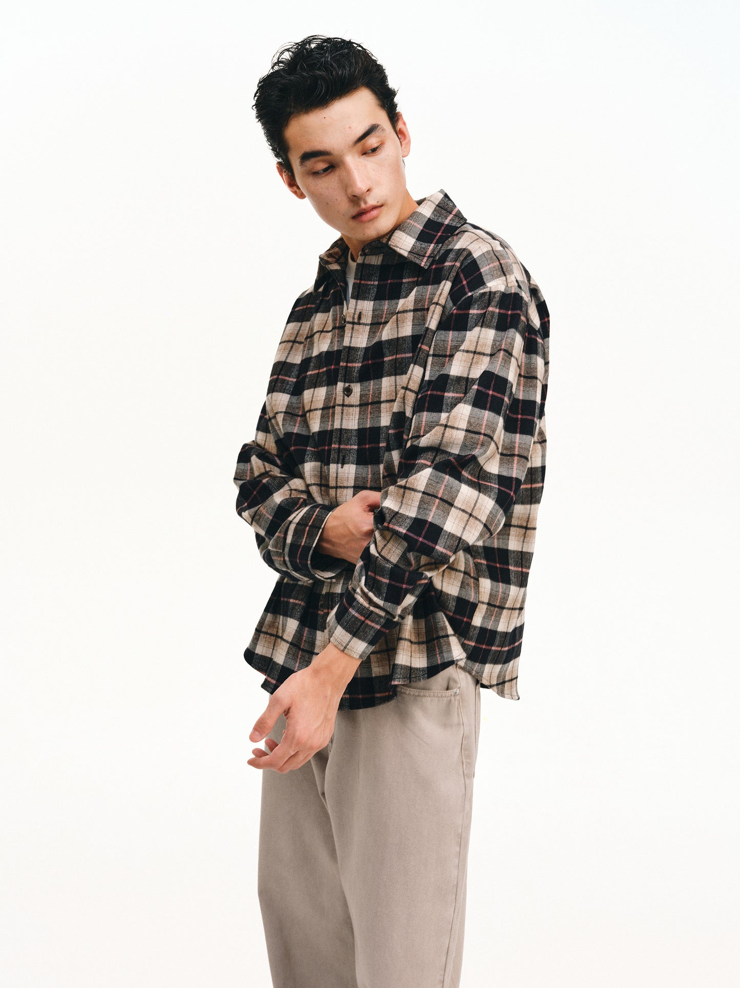 Yarn-dyed Flannel Check Shirt