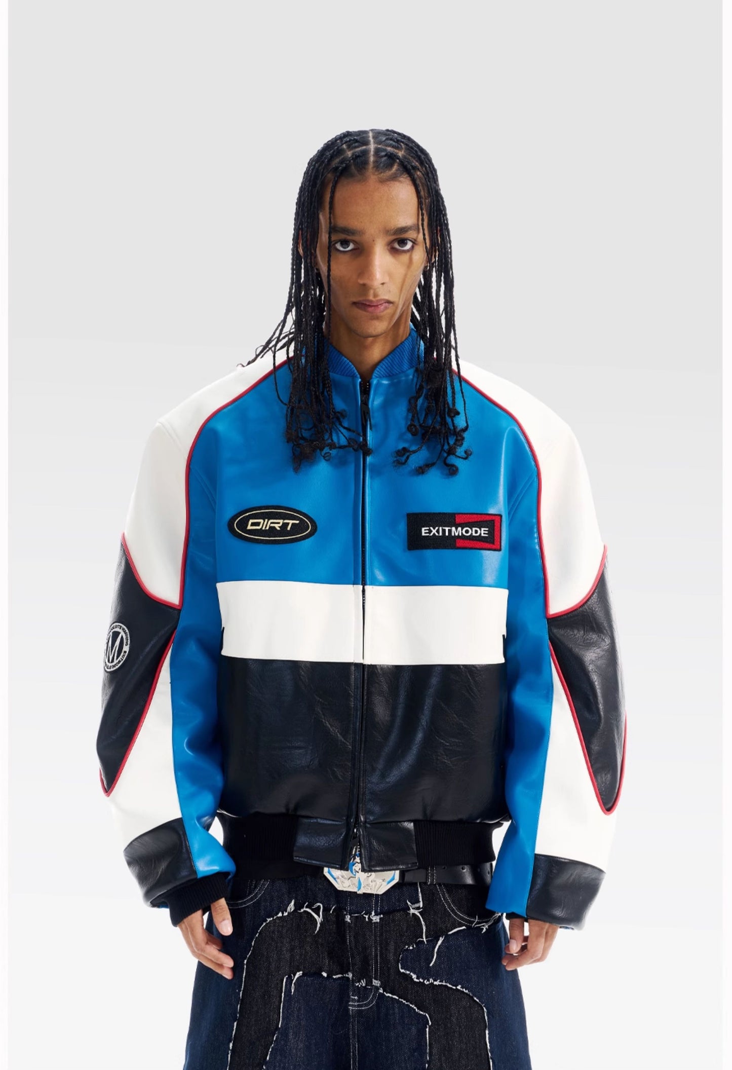 Oversized Leather Jacket