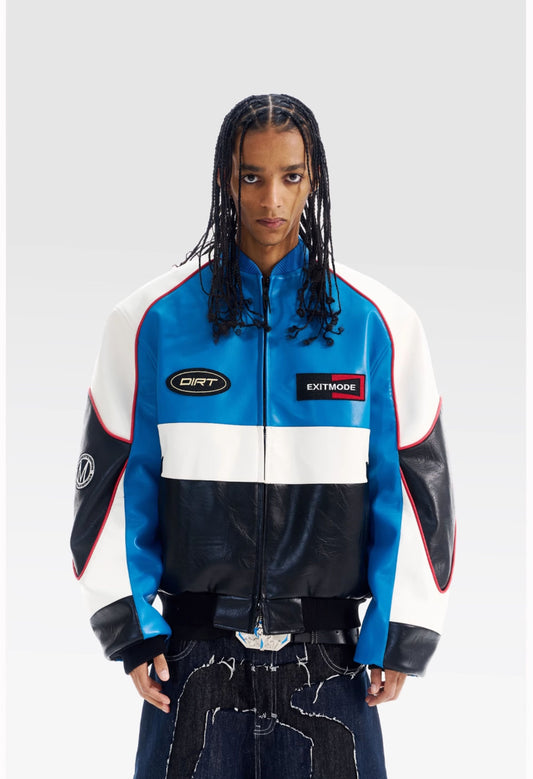 Oversized Leather Jacket