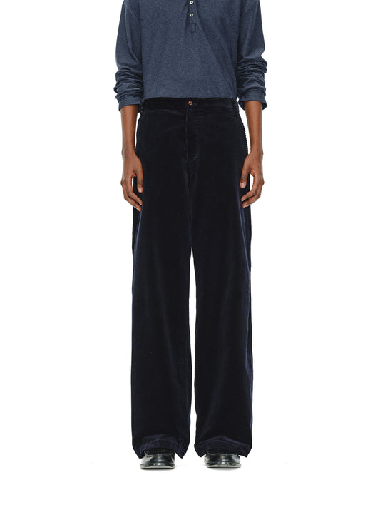 Shiny Corduroy Casual Pants