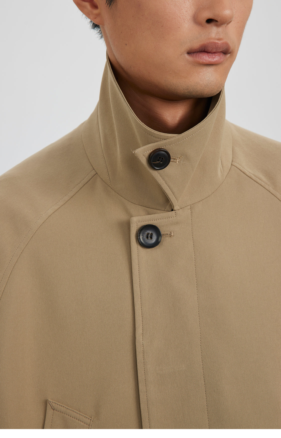 High-end mid-length coat