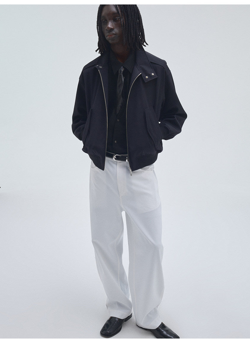 Semi-Stretch Waist Casual Pants