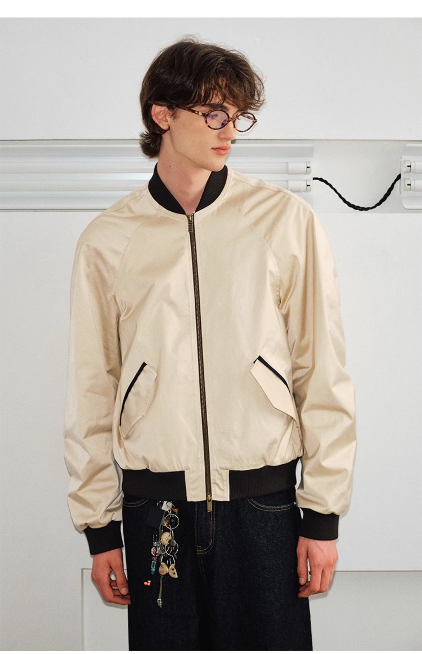 Double Zipper MA1 Flight Jacket