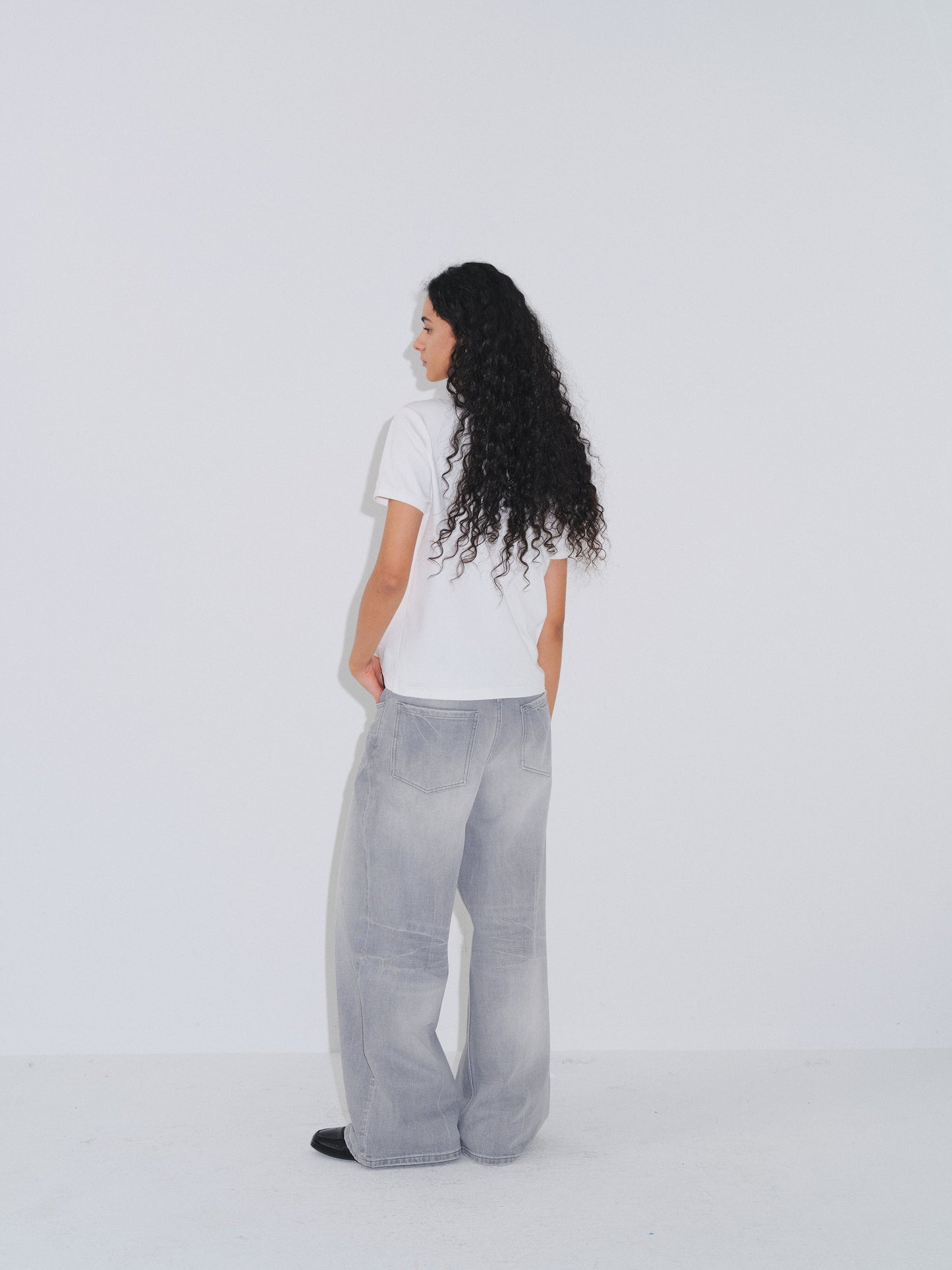 Wash-treated Loose-fit Jeans