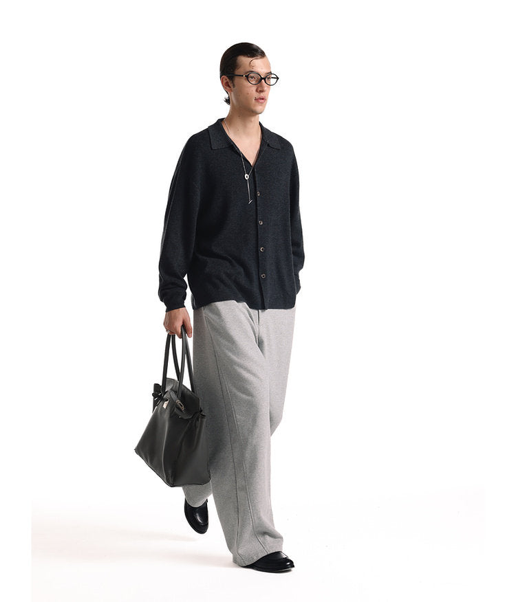 Basic Color Knit Cardigan