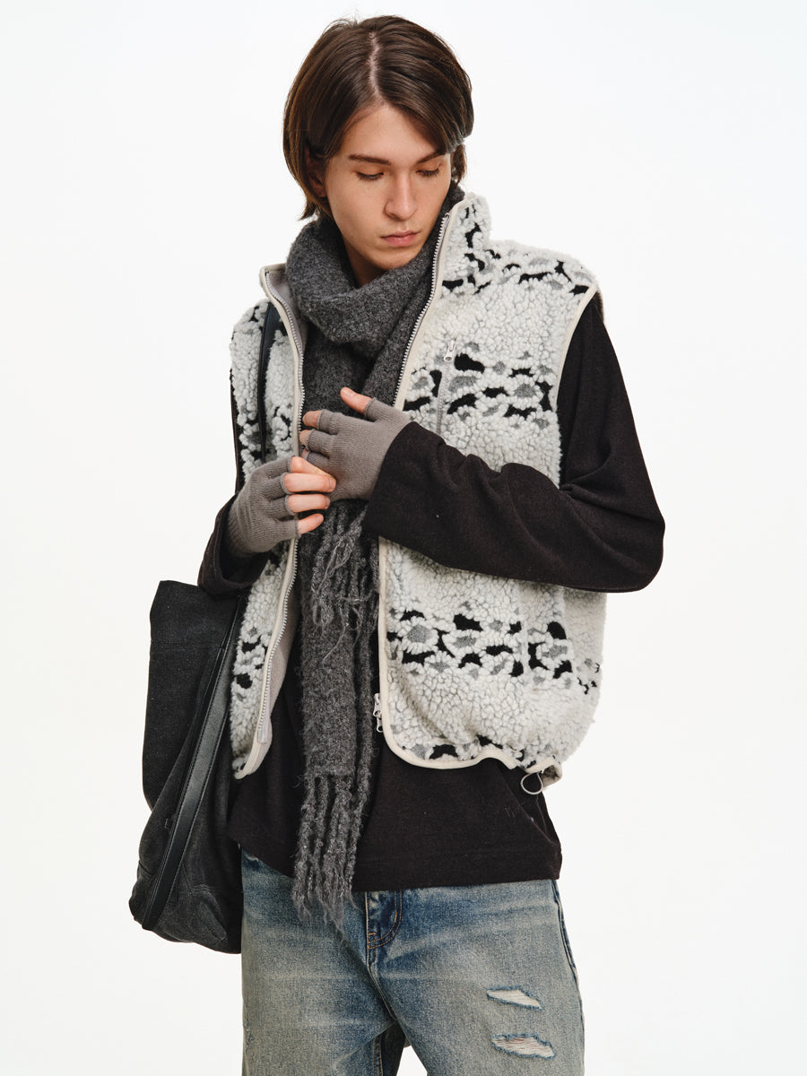 Jacquard vest