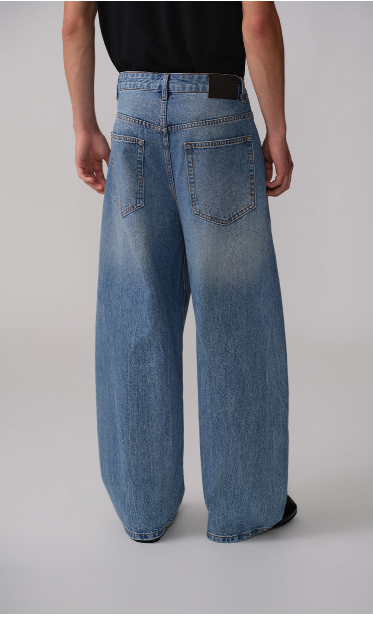 Vintage Washed Scimitar Jeans