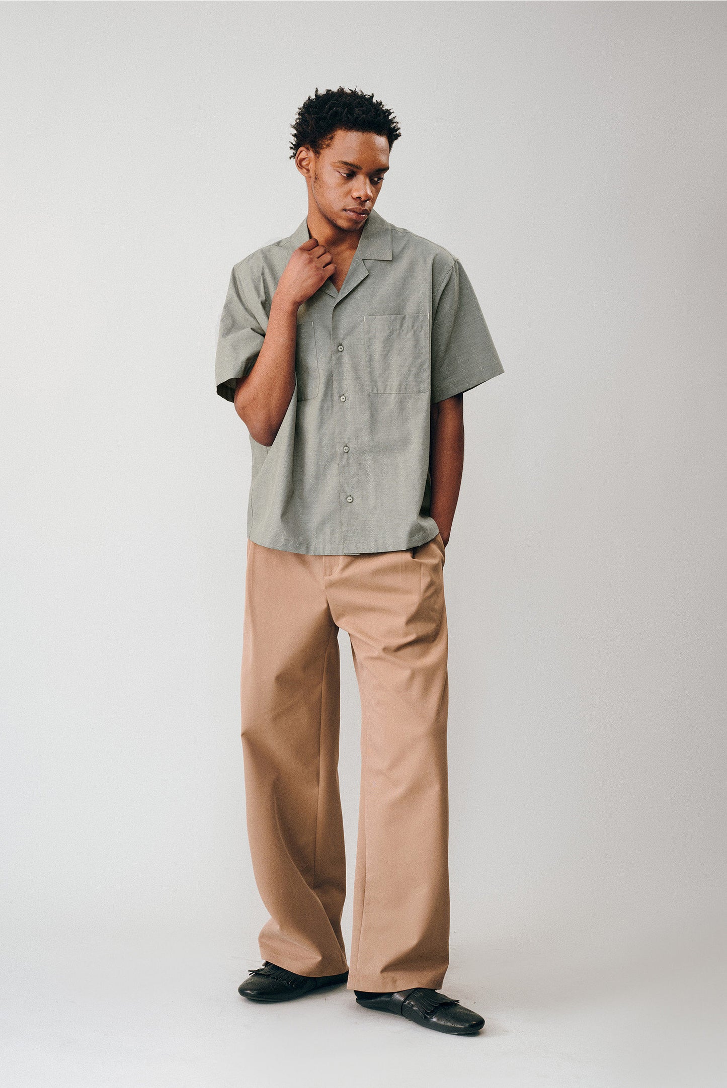 Hemp Cuban Collar Shirt