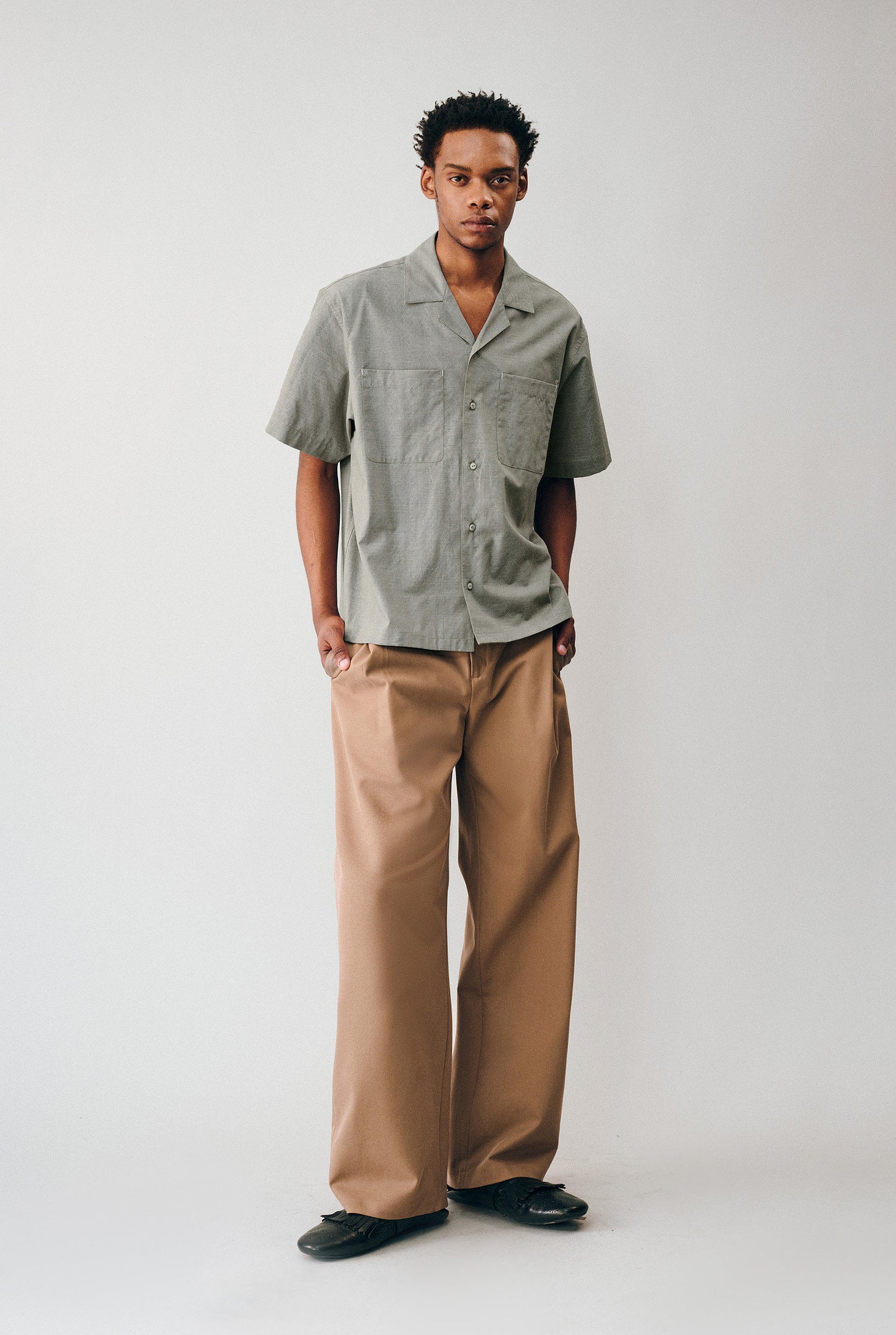 Hemp Cuban Collar Shirt