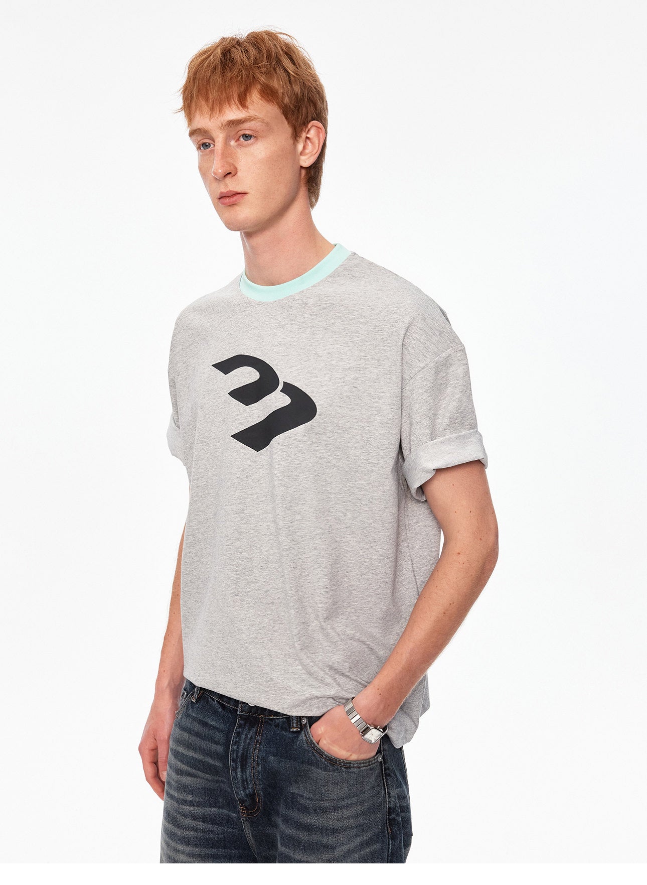 Crash Alphabet Print T-Shirt