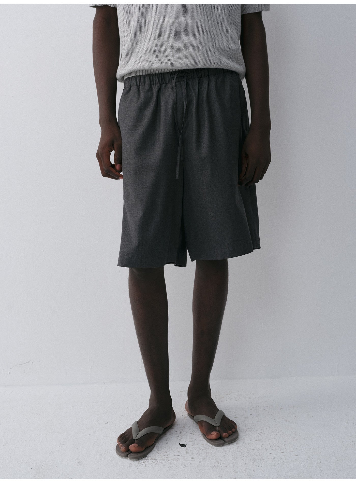 Wool Casual Shorts