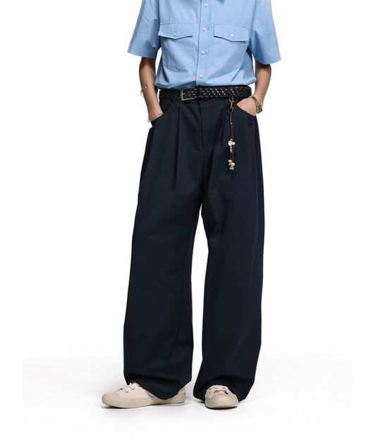 Slim Fit Straight Leg Casual Pants