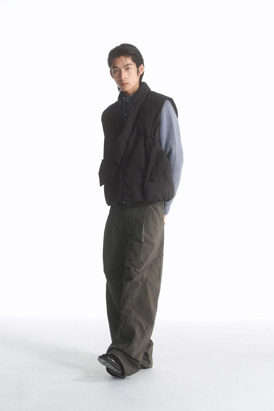 Scimitar Banana Pleated Casual Pants