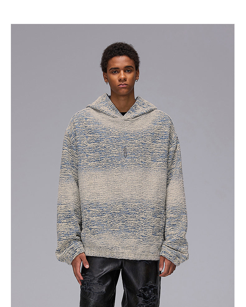 Color wash hooded sweatshirt