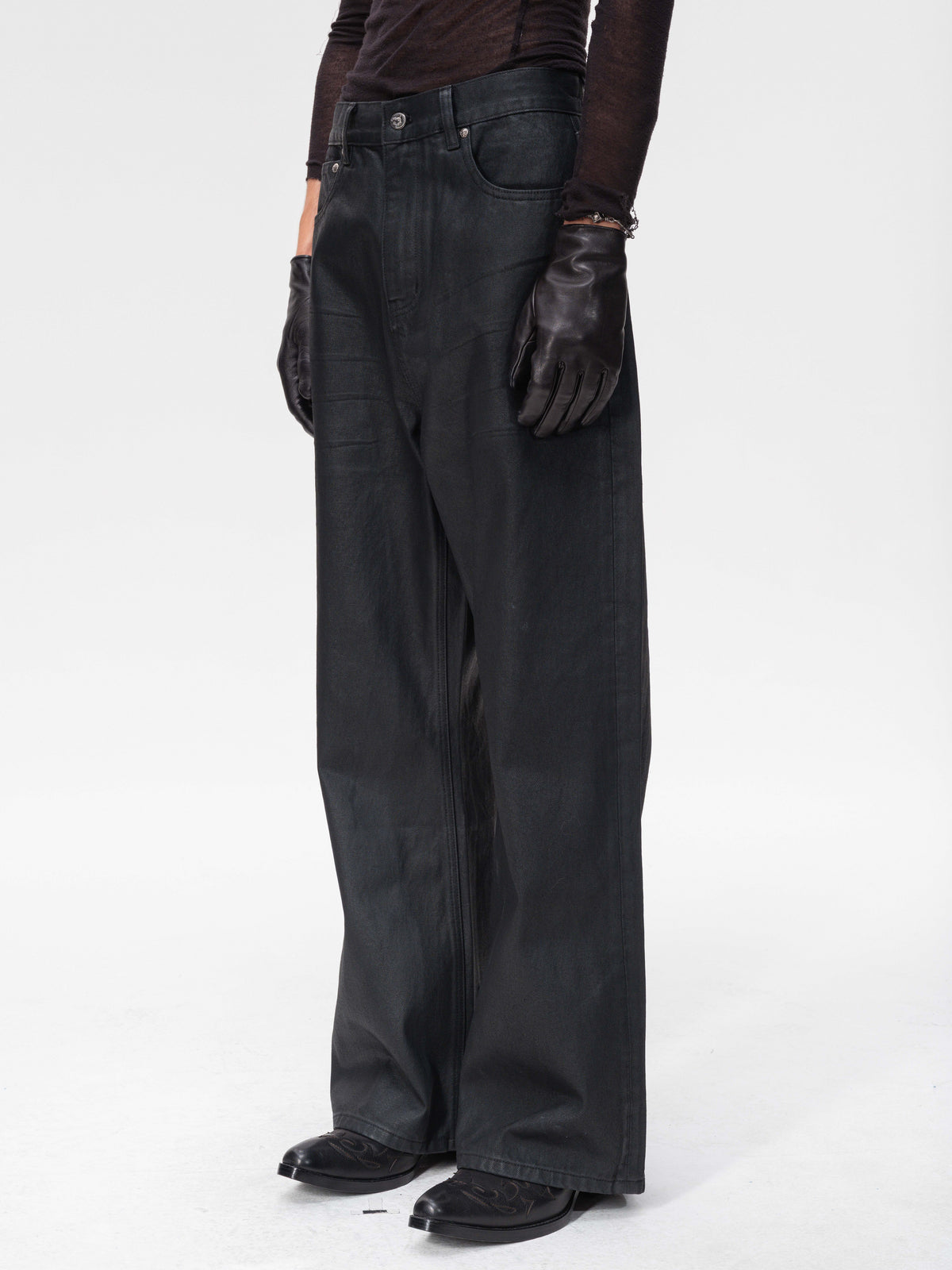 Waxed Horn Jeans
