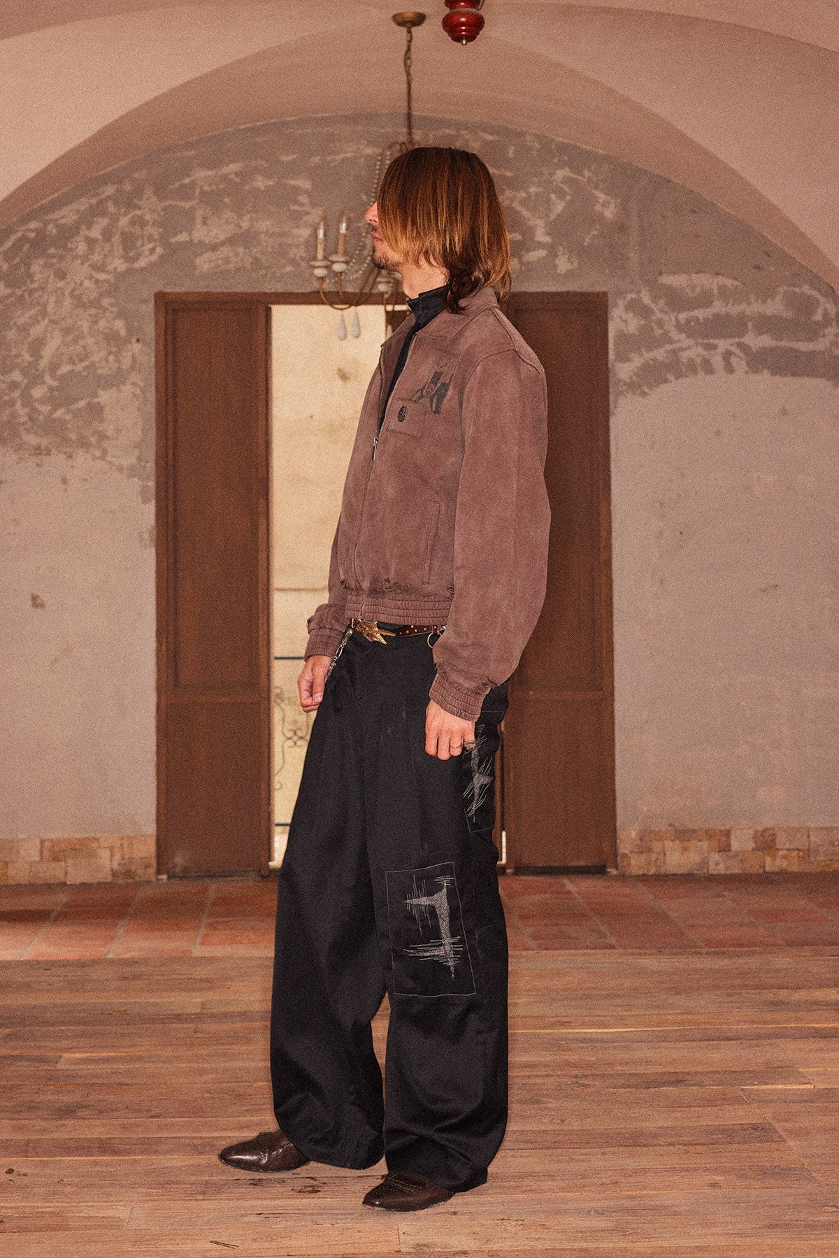 Appliqué Print Jacket