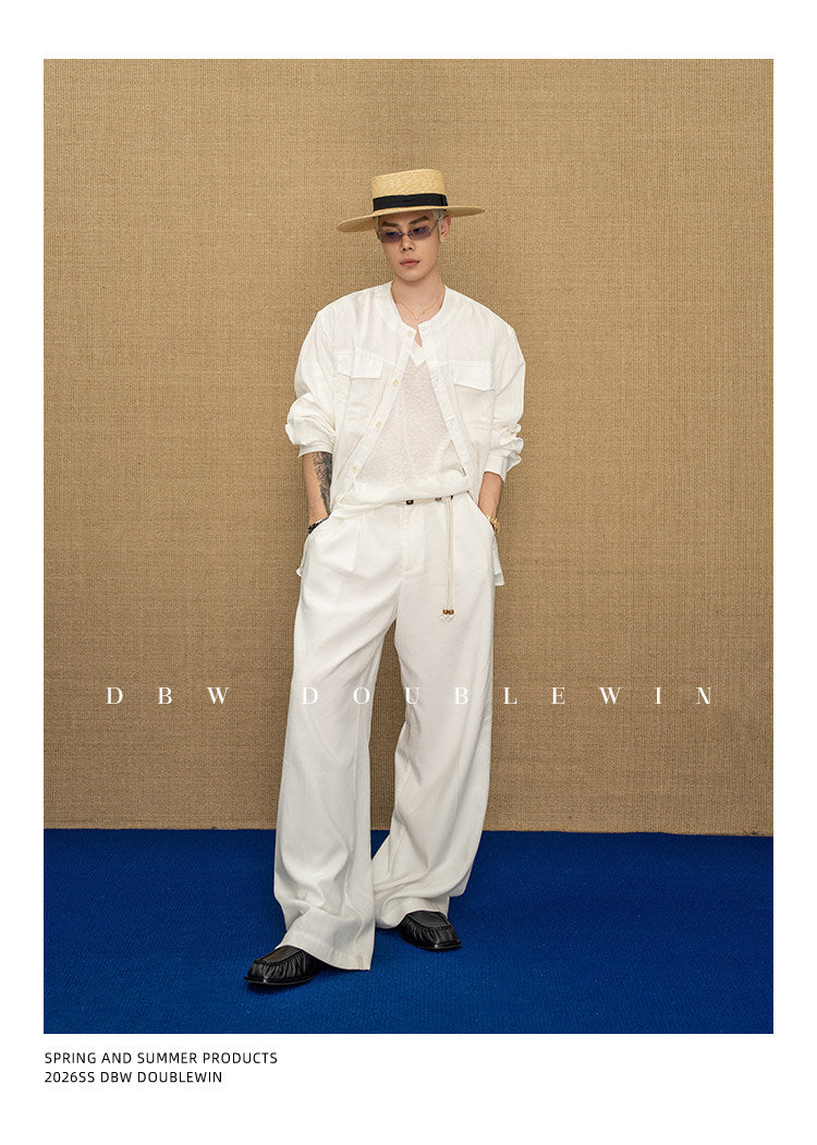 Drape-style Casual Pants