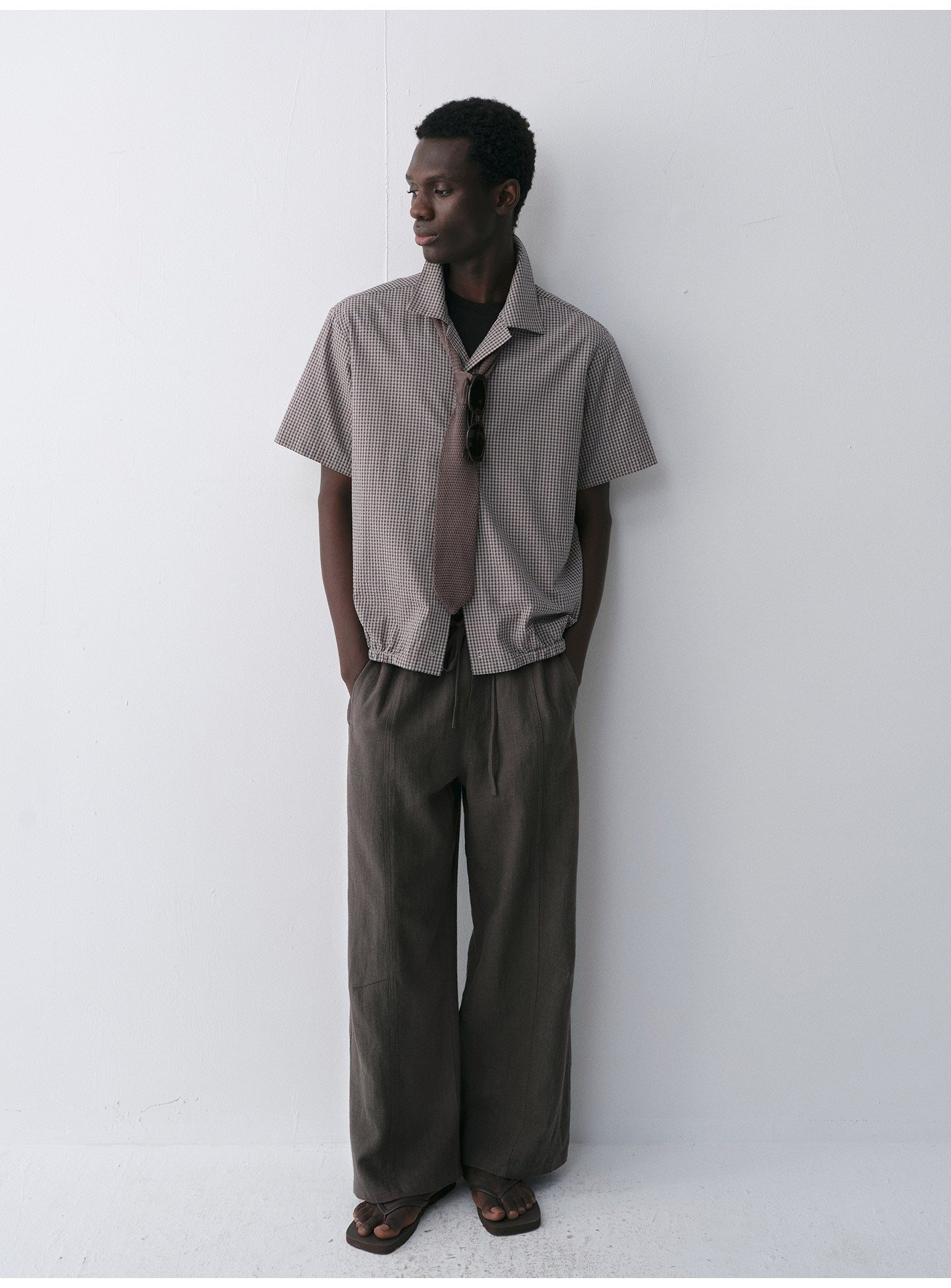Drawstring Casual Pants