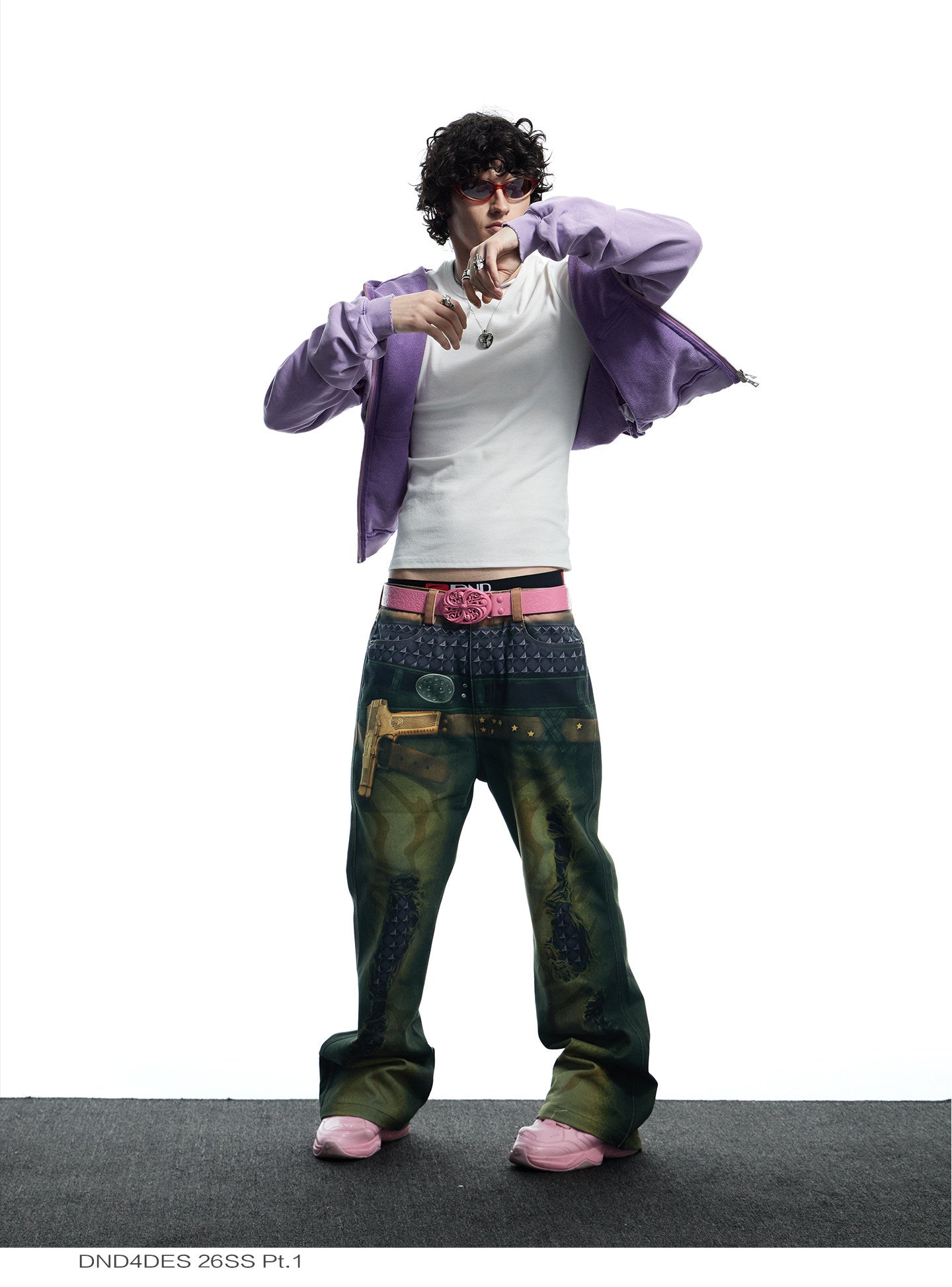 Pink Custom Buckle Belt