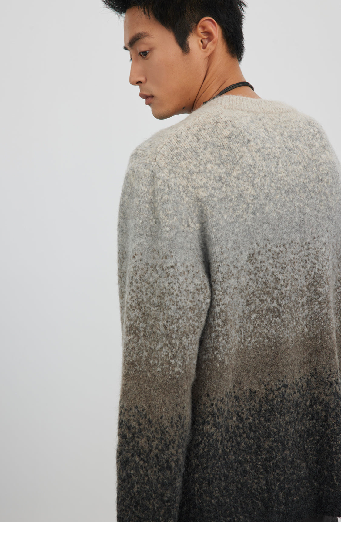 Gradient Crew Neck Sweater