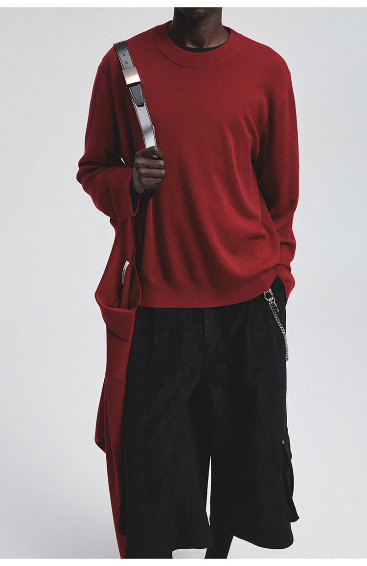 Silk-like Finish Classic Sweater