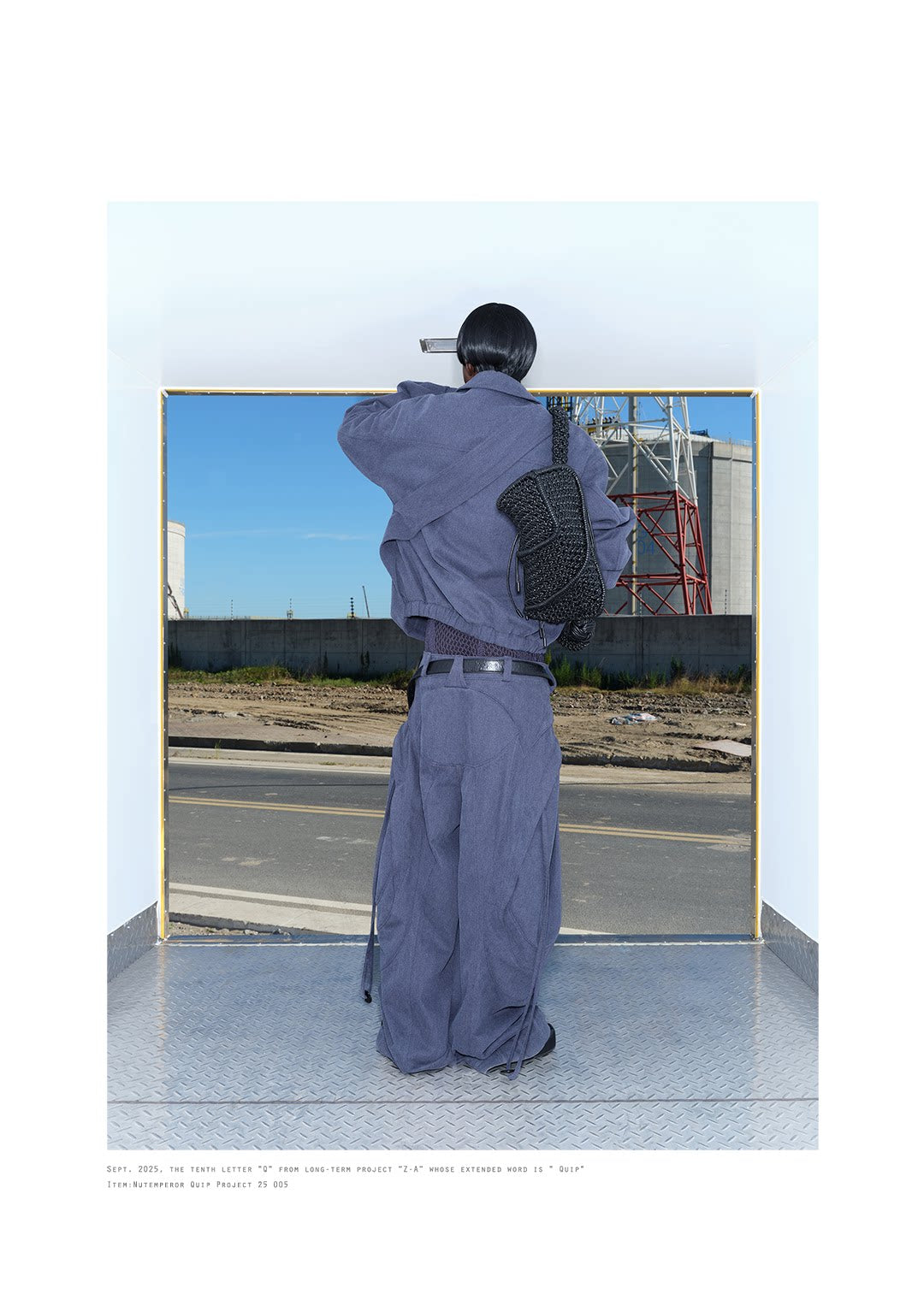 Irregular Cut Wide Leg Pants