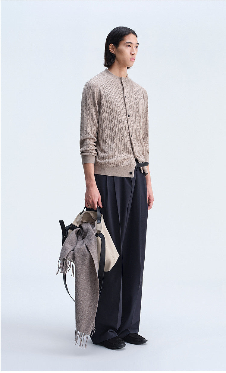 Retro Loose-Fit Casual Knit Cardigan