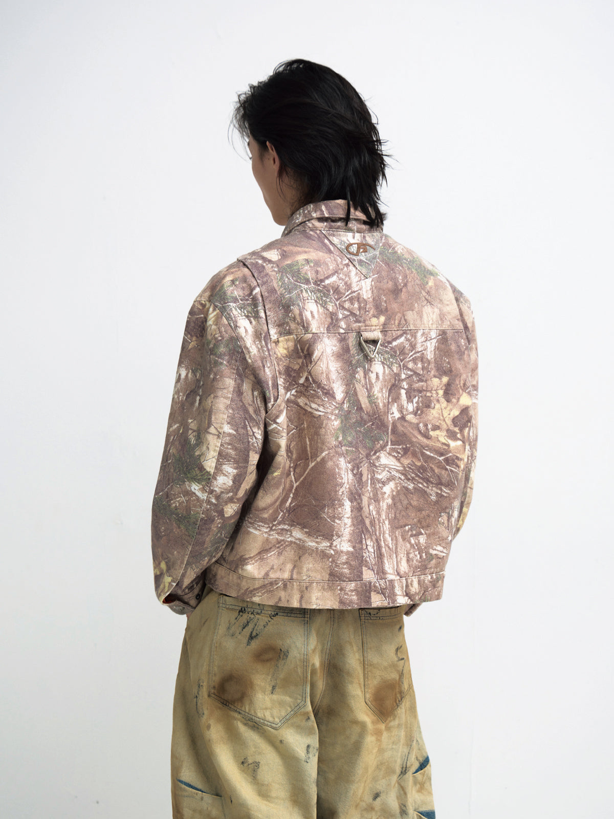 Camouflage Lapel Work Jacket